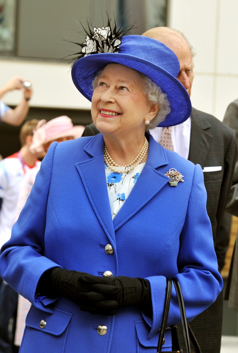Queen Elizabeth II Visits Olympic Park